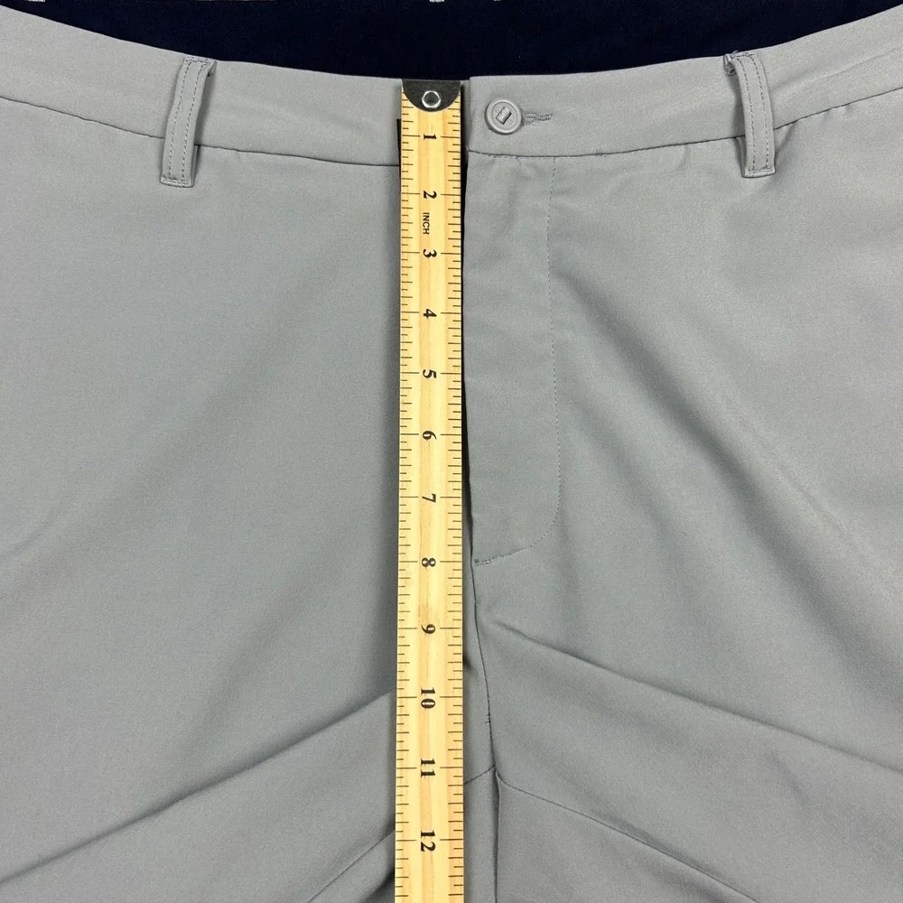 FootJoy Pro Tour Golf Pants Mens 38x32 Grey Performance Stretch Flat Front Chino